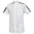 TUNIQUE HOMME STEEVE MANCHES COURTES &ndash; BLANC CHARBON &ndash; TAILLE 1 