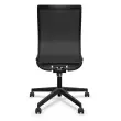 Siège ergonomique synchrone décalé Intrata - Assise gris foncée, dossier noir - Nowy Styl