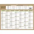 Calendrier banque Natura 14 mois - 42x32 cm - Janvier à décembre - BOUCHUT GRANDREMY