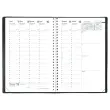 Agenda semainier - 16x24 cm - Août à août - Noir - QUO VADIS