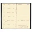 Agenda semainier Italnote spirale - 8,8x17cm - Noir - Janvier à décembre - QUO VADIS