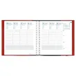 Agenda semainier Time Life - 16x16 cm - Cuivre - Janvier à décembre - QUO VADIS