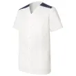 TUNIQUE MÉDICALE MANCHES COURTES F VALENTINE HASSON–BLANC MARINE–T.3