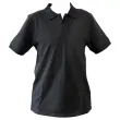 POLO NOIR MANCHES COURTES HOMME TAILLE 2XL