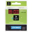 Ruban pour titreuse DYMO D1 19 mm rouge impression noire