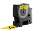 Ruban D1 DYMO S0720980 - 7 m x 24 mm - Texte noir sur fond jaune
