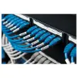 Ruban RHINO DYMO 18842 - 5,5 m x 9 mm - Texte noir sur fond blanc