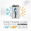 Pile Ultimate Lithium 6LR61 - 9Volts - ENERGIZER 