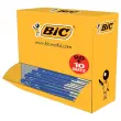 100 Stylos bille rétractables M10 - Pack de 90 + 10 gratuits - Écriture moyenne - Bleu - BIC