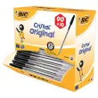 100 Stylos billes Cristal - Noir - BIC
