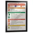 2 Pochettes d'affichage repositionnables Duraframe - A4 - Noir - DURABLE