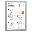 2 Pochettes d'affichage repositionnables Duraframe - A4 - Noir - DURABLE