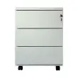 Caisson métallique mobile - 3 tiroirs - Gris clair - VINCO INDUSTRIES