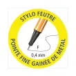 Stylo-feutre point 88 - Pointe fine - Noir - STABILO