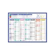 25 Calendriers banque Couleurs 14 mois - 42x32 cm - Janvier à décembre