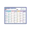 25 Calendriers banque Couleurs 14 mois - 42x32 cm - Janvier à décembre