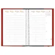 Agenda semainier - 16x24 cm - Décembre à décembre - Rouge - QUO VADIS