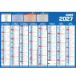 Calendrier banque 16 mois - 55 x 40,5 cm - Septembre 2026 à décembre 2027 - BOUCHUT GRANDREMY