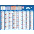 Calendrier banque 16 mois - 55 x 40,5 cm - Septembre 2026 à décembre 2027 - BOUCHUT GRANDREMY