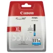 Cartouche jet d'encre CANON cyan CLI-551XL haute capacit&eacute; 