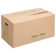 10 Cartons de d&eacute;m&eacute;nagement &agrave; poign&eacute;es - Fermeture X - 637 x 340 x 360 mm - GPV 