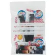 1000 Sachets plastique grip avec bandes blanches - 120 x 180 mm