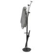Porte-manteau Festy - 5 patères - Noir - ALBA