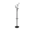 Porte-manteau Festy - 5 patères - Noir - ALBA