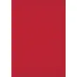 Chaise confort Iso - Assise rouge - Dossier noir