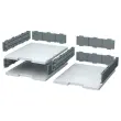 Tiroir pour cases Modulodoc - Hauteur normale 5,4 cm - porte &eacute;tiquette int&eacute;gr&eacute; - EXACOMPTA 