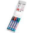 4 Marqueurs permanents 380 pour paperboard - Assortis - EDDING