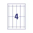 40 Chevalets porte-noms en papier - AVERY - 12 x 4,5 cm