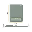 Tapis souris repose-poignet XL Breyta - Vert sauge - FELLOWES 