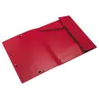 Chemise élastiques 3 rabats Opak - Rouge - EXACOMPTA
