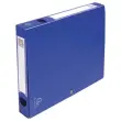 Boite de classement &agrave; pression - Dos 40 mm - A4 - Bleu - EXACOMPTA 