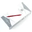 Stylo bille r&eacute;tractable - Avec grip - Ecriture moyenne - Rouge - FIDUCIAL 
