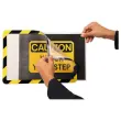 2 Pochettes repositionnables A4 pour affichage TARIFOLD - Jaune & noir