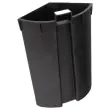 Corbeille tri sélectif - 3 compartiments - 13L - Noir