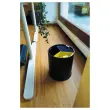 Corbeille tri sélectif - 3 compartiments - 13L - Noir