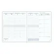 Agenda semainier  Winner - 18,5x22,5 cm - Bleu fonc&eacute; - Septembre &agrave; septembre - EXACOMPTA 