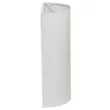 Collecteur mural demi-lune - 40L - Blanc 