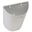 Collecteur mural demi-lune - 20L - Blanc