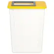 Cadre couvercle pour collecteurs "recyclage" 60L et 80L - Jaune