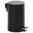 Collecteur à pédale avec bac intérieur en plastique.- 3L - Noir