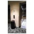 Collecteur tri s&eacute;lectif  - 3 compartiments - 60L - Noir. 