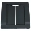 Cadre couvercle pour collecteurs "recyclage" 60L et 80L - Noir 