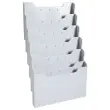 Trieur mural modulable - Horizontal - 6 compartiments - Gris - EXACOMPTA