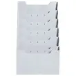 Trieur mural modulable - Horizontal - 6 compartiments - Gris - EXACOMPTA