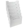 Trieur mural modulable - Horizontal - 6 compartiments - Gris - EXACOMPTA