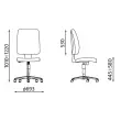 Siège de bureau synchrone Taktik - Nowy Styl